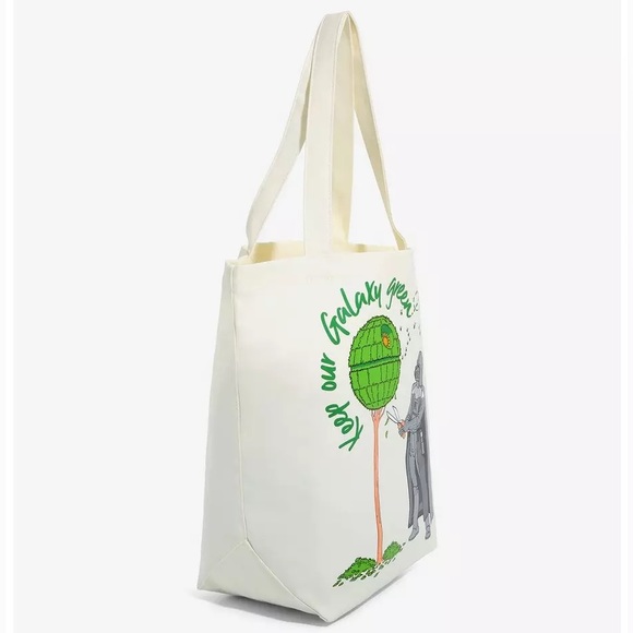 STAR WARS Keep Our Galaxy Green CANVAS TOTE BAG! - Picture 3 of 5